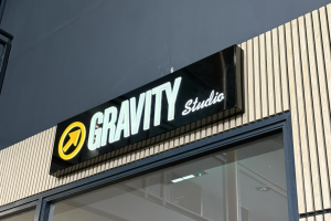 Gravity Studio Illuminated Lightbox Sign